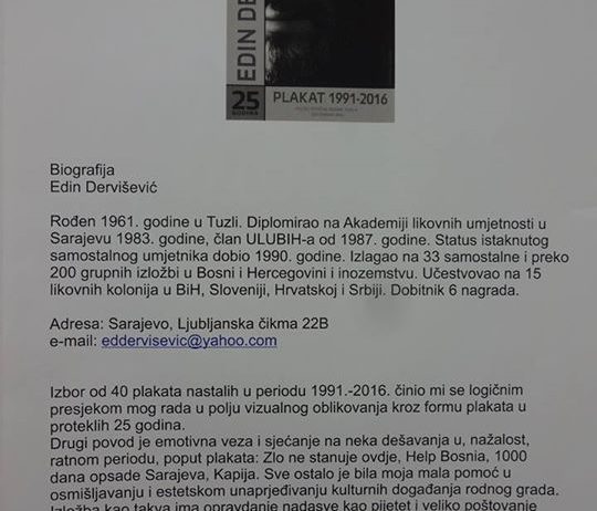 Povodom 1. Marta Dana nezavisnosti Bosne i Hercegovine, JU Muzej i