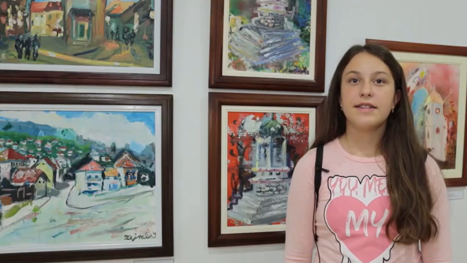 Izložba mladihi umjetnika u dobi od 8 do 18 godina iz likovne škole Fikreta Jahića Vršanina